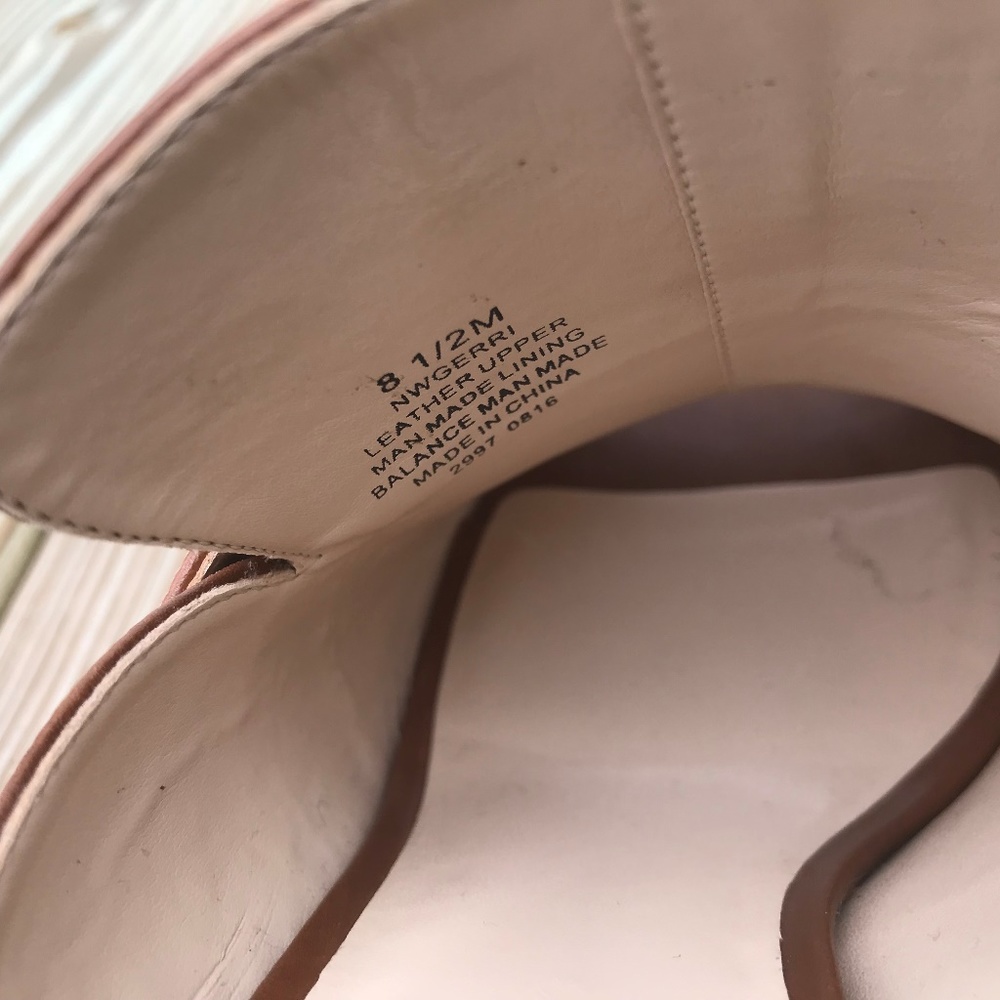 Nine West Women Sandal Gerri Peep-Toe Leather Mule - Picture 8 of 8